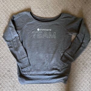 Pure Barre Team sweatshirt